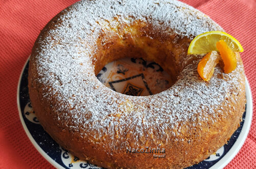 Bolo de limão siciliano e damasco